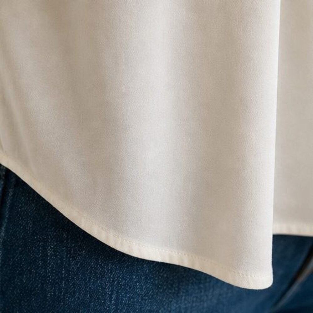 White Peplum Top - Picture 6 of 6